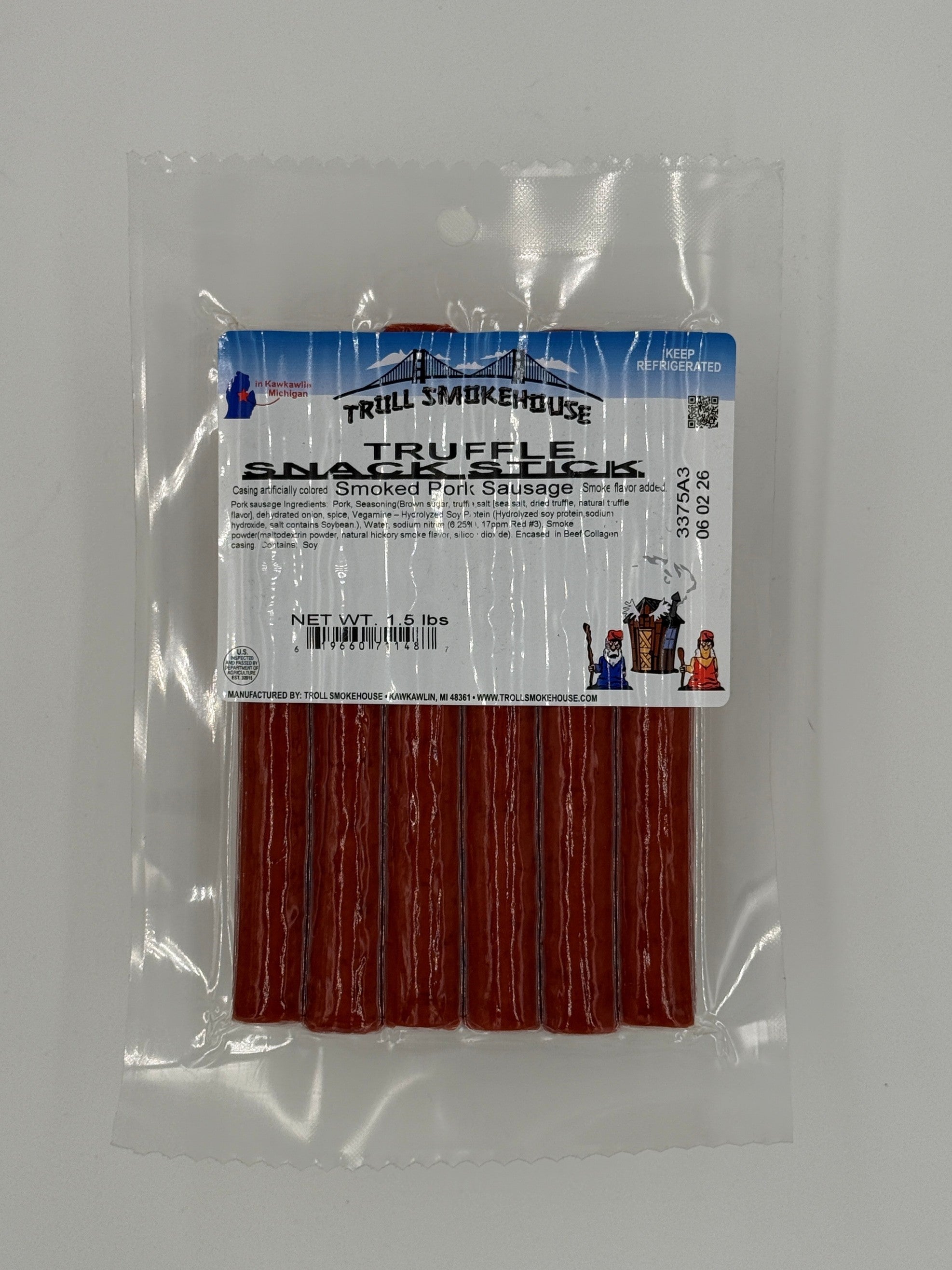 Troll Truffle Snack Stick 1.5 lb | Hardwood Smoked Gourmet – Troll