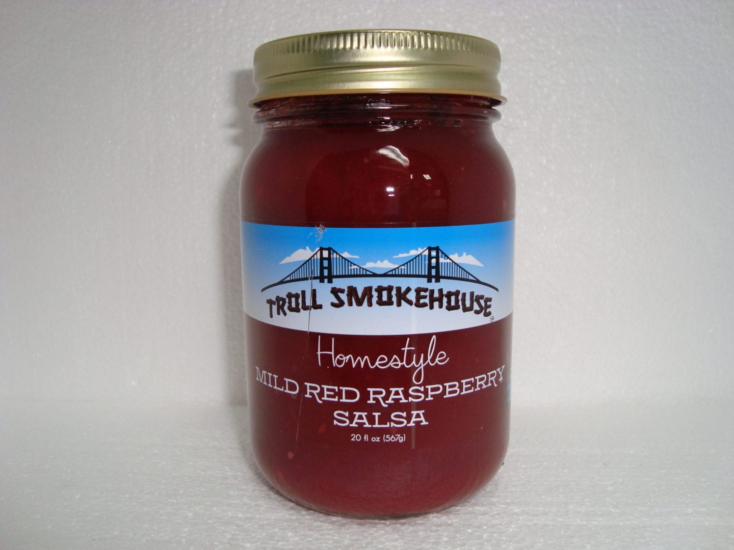 Troll Mild Red Raspberry Salsa 17 oz | Sweet Fruity Salsa – Troll ...