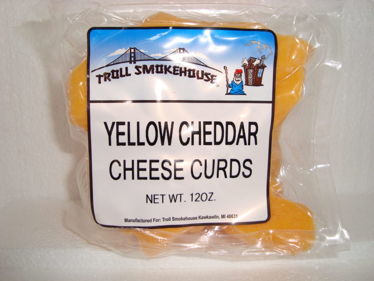 Yellow Cheddar Cheese Curd 10 oz | Classic Snacking Curds – Troll ...