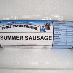 Troll Jalapeno Summer Sausage - .75 lb. avg.